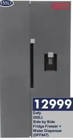 President Hyper Defy 555Lt Side by Side Fridge Freezer + Water Dispenser offer