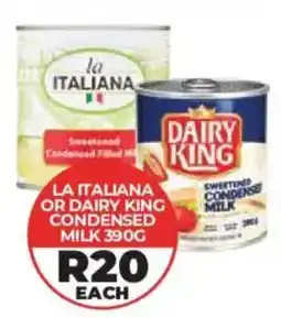 1UP La Italiana or Dairy King Condensed Milk offer