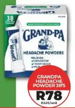 1UP Grandpa Headache Powder offer