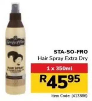 STA-SO-FRO Hair Spray Extra Dry