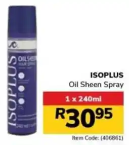 Jumbo ISOPLUS Oil Sheen Spray offer