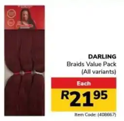 Jumbo DARLING Braids Value Pack offer