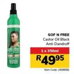 Jumbo SOF N FREE Castor Oil Black Anti-Dandruff offer