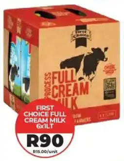1UP First Choice Full Cream Milk offer