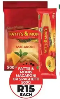 1UP FATTI'S & MONIS MACARONI OR SPAGHETTI offer