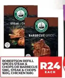 1UP Robertson Refill Spices Steak & Chops or Barbecue offer
