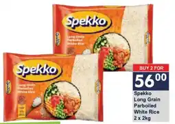 President Hyper Spekko Long Grain Parboiled White Rice offer