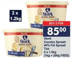 President Hyper Stork Country Spread 40% Fat Spread offer