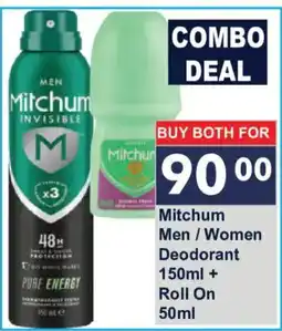 President Hyper Mitchum Men / Women Deodorant offer