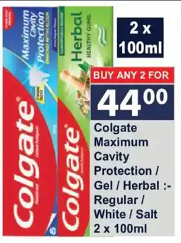 President Hyper Colgate Maximum Cavity Protection / Gel / Herbal offer