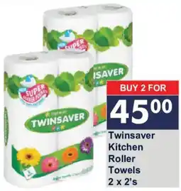 President Hyper Twinsaver Kitchen Roller Towels offer