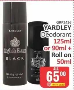KitKat Cash and Carry Yardley Deodorant offer