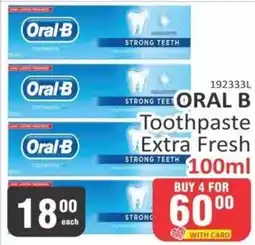 KitKat Cash and Carry Oral-B Toothpaste Extra Fresh offer