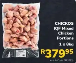 Jumbo CHICKOS IQF Mixed Chicken Portions offer