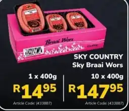 Jumbo Sky Braai Wors offer