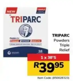 Jumbo TRIPARC Powders Triple Relief offer