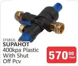 KitKat Cash and Carry SUPAHOT 400kpa Plastic With Shut Off Pcv offer