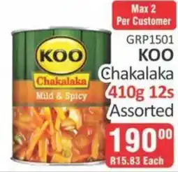 KitKat Cash and Carry KOO Chakalaka Mild & Spicy Assorted offer