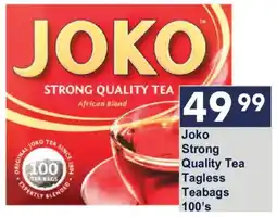 President Hyper J Joko Strong Quality Tea Tagless Teabags offer