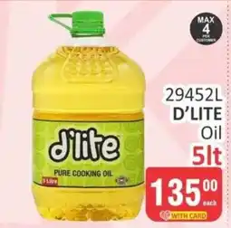 KitKat Cash and Carry d'lite Pure Cooking Oil offer