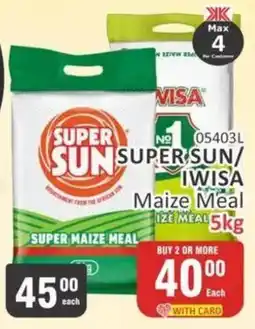 KitKat Cash and Carry SUPER SUN Maize Meal offer