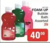 FOAM UP Bubble Bath Assorted