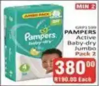 KitKat Cash and Carry Pampers Active Baby-dry Jumbo Pack offer