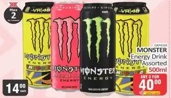 Monster Energy Drink Assorted