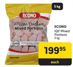 Makro ECONO IQF Mixed Portions 5 kg offer