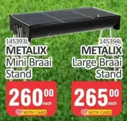 KitKat Cash and Carry METALIX Mini Braai Stand offer