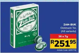 Jumbo ZAM-BUK offer