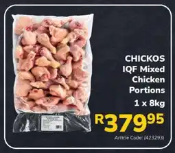 Jumbo CHICKOS IQF Mixed Chicken Portions offer