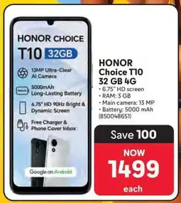 Makro HONOR Choice T10 32 GB 4G offer