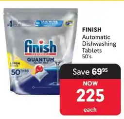 Makro FINISH Automatic Dishwashing Tablets 50's offer