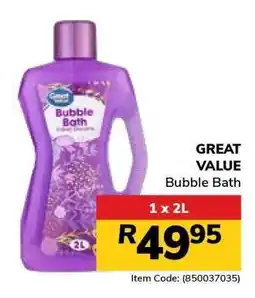 Jumbo Great Value Bubble Bath offer