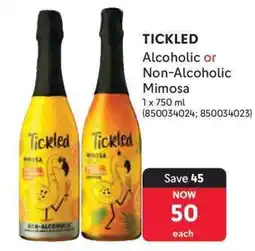 Makro TICKLED Alcoholic or Non-Alcoholic Mimosa offer