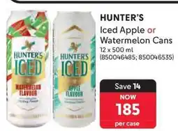 Makro HUNTER'S Iced Apple or Watermelon Cans offer