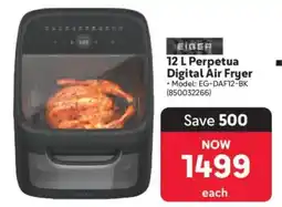 Makro 12 L Perpetua Digital Air Fryer offer