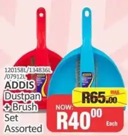 KitKat Cash and Carry ADDIS Dustpan + Brush Set Assorted offer