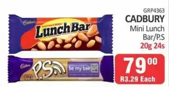 Cadbury Mini Lunch Bar/P.S