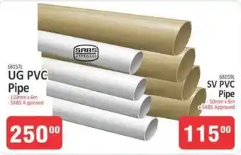 UG PVC Pipe