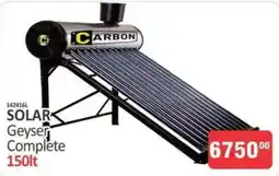 KitKat Cash and Carry CARBON SOLAR Geyser Complete 150lt offer