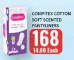KitKat Cash and Carry Comfitex Cotton Soft Scented Pantyliners offer