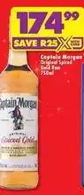 Shoprite Captain morgan - original spiced gold rum offer