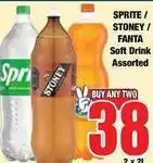 Boxer Stoney - soft drink offer