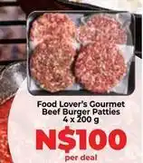 Food Lover's Market Gourmet - beef burger patties offer
