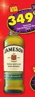 Jameson - triple distilled irish whiskey