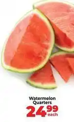 Food Lover's Market Watermelon quarters offer