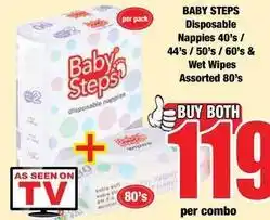 Boxer Disposable nappies / wet wipes offer
