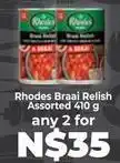 Food Lover's Market Rhodes - braai relish offer